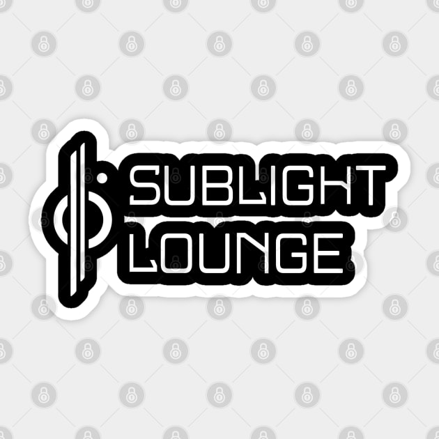 Sublight Lounge Sticker by Jim and Them